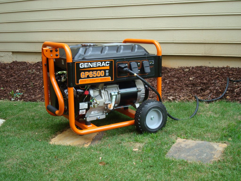 Portable Electric Generator for outdoor construction use